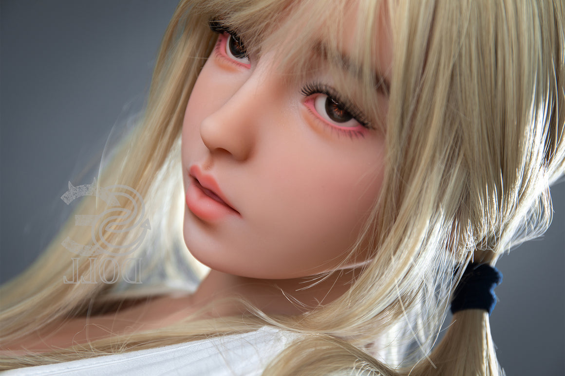 Eu In Stock 157cm 5ft2 H Cup Blonde Sex Doll Sed255 Head 120 Melody A Baseball Jacket - H-cup Torso TPE
