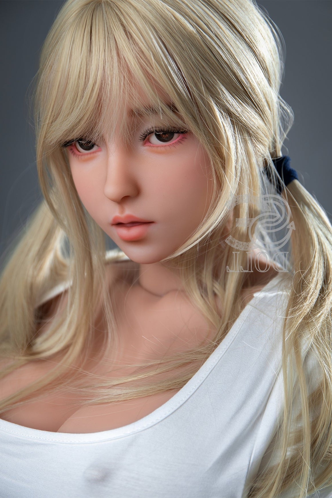 Eu In Stock 157cm 5ft2 H Cup Blonde Sex Doll Sed255 Head 120 Melody A Baseball Jacket - H-cup Torso TPE