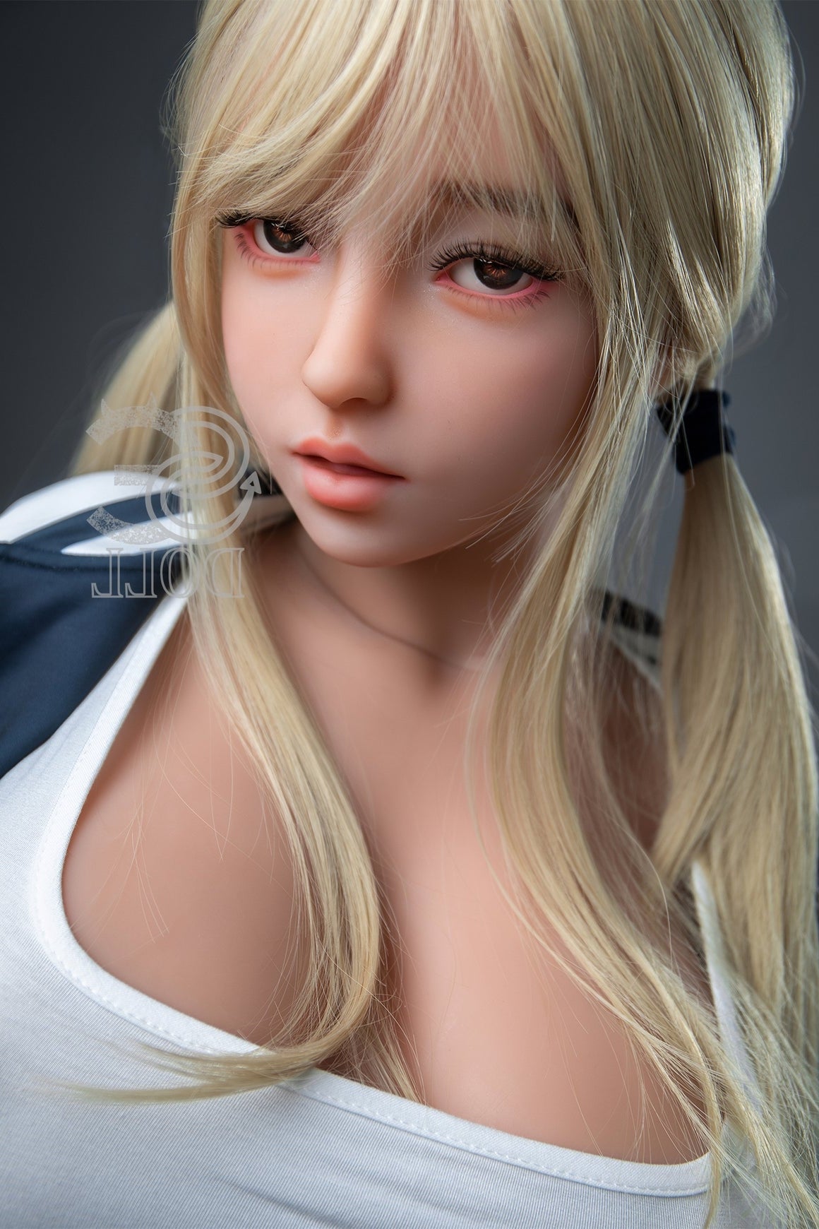 Eu In Stock 157cm 5ft2 H Cup Blonde Sex Doll Sed255 Head 120 Melody A Baseball Jacket - H-cup Torso TPE