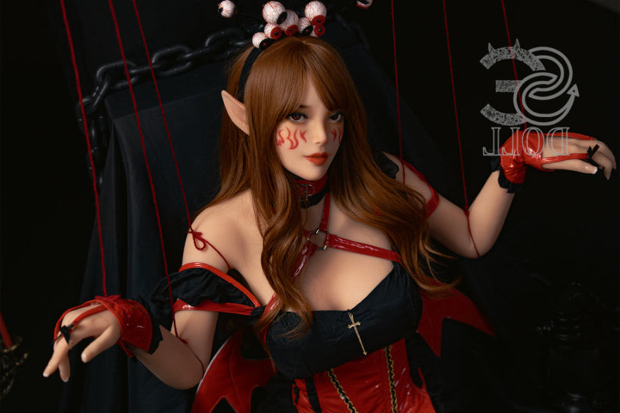 158cm/5ft2 D-cup Blonde Elf Sex Doll - Head #022 Samantha.E TPE SE