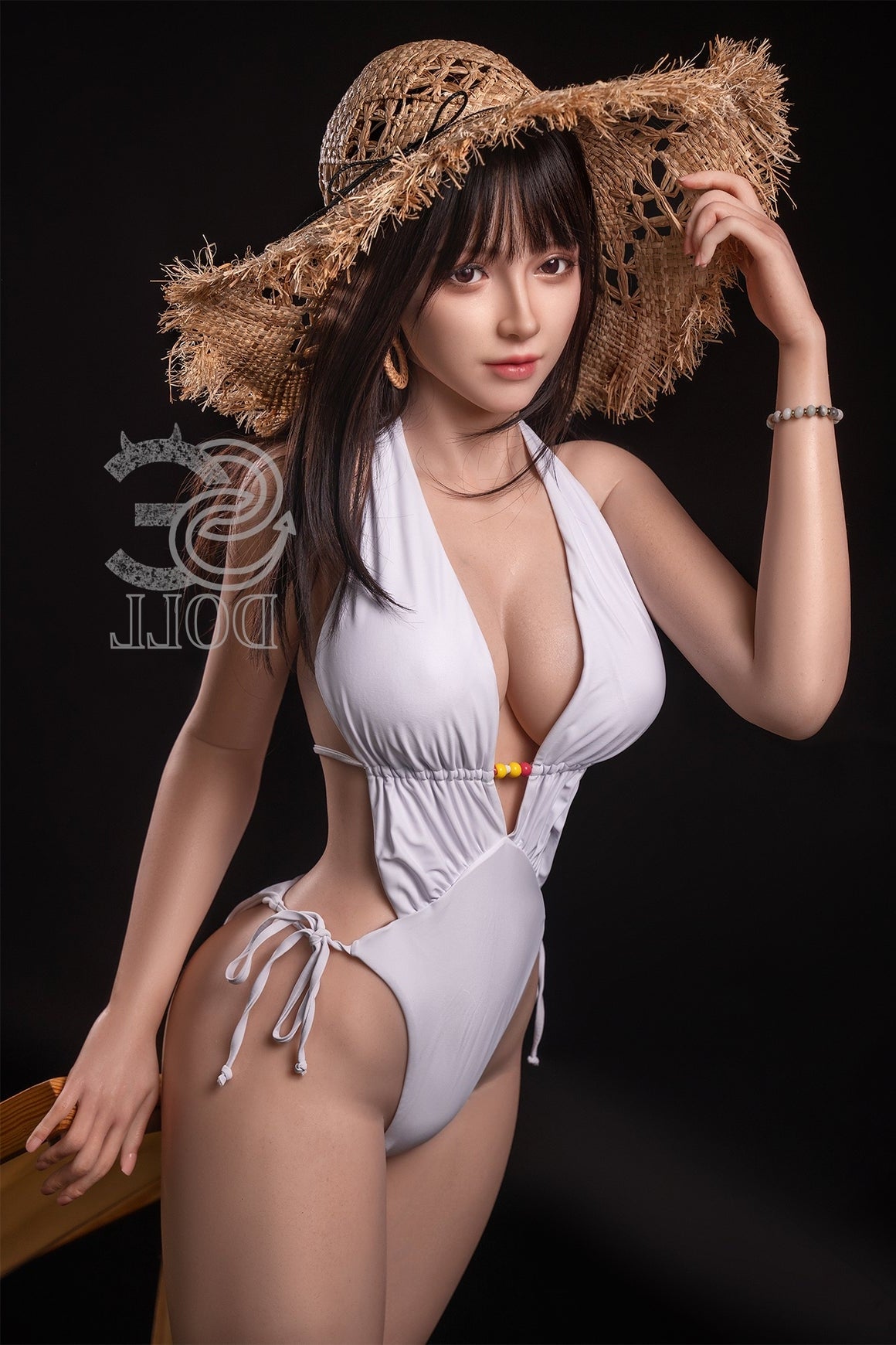 Us In Stock 165cm 5ft5 C Cup Full Silicone Sex Doll Ses008 Head 068so Annika F - C-cup Torso