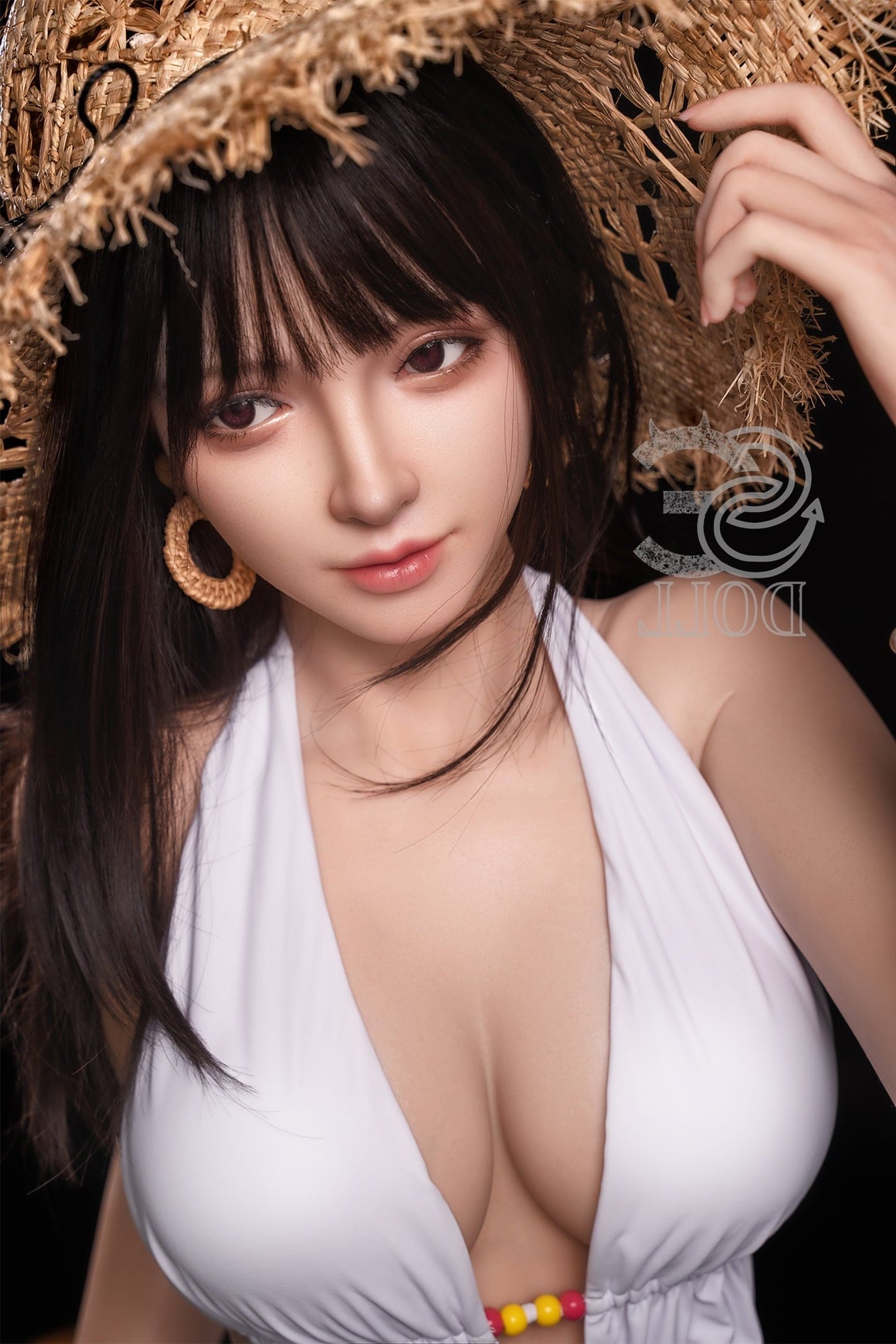 Eu In Stock 165cm 5ft5 C Cup Full Silicone Sex Doll Ses008 Head 068so Annika F - C-cup Torso