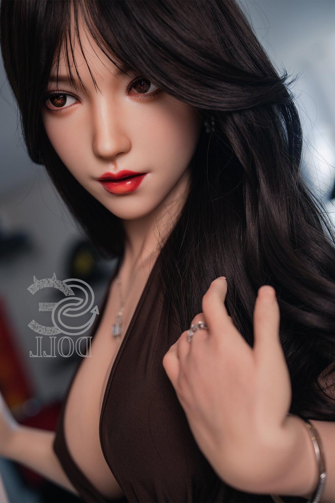 Eu In Stock 165cm 5ft5 C Cup Full Silicone Sex Doll Ses015 Head 083so Queena A - C-cup Torso