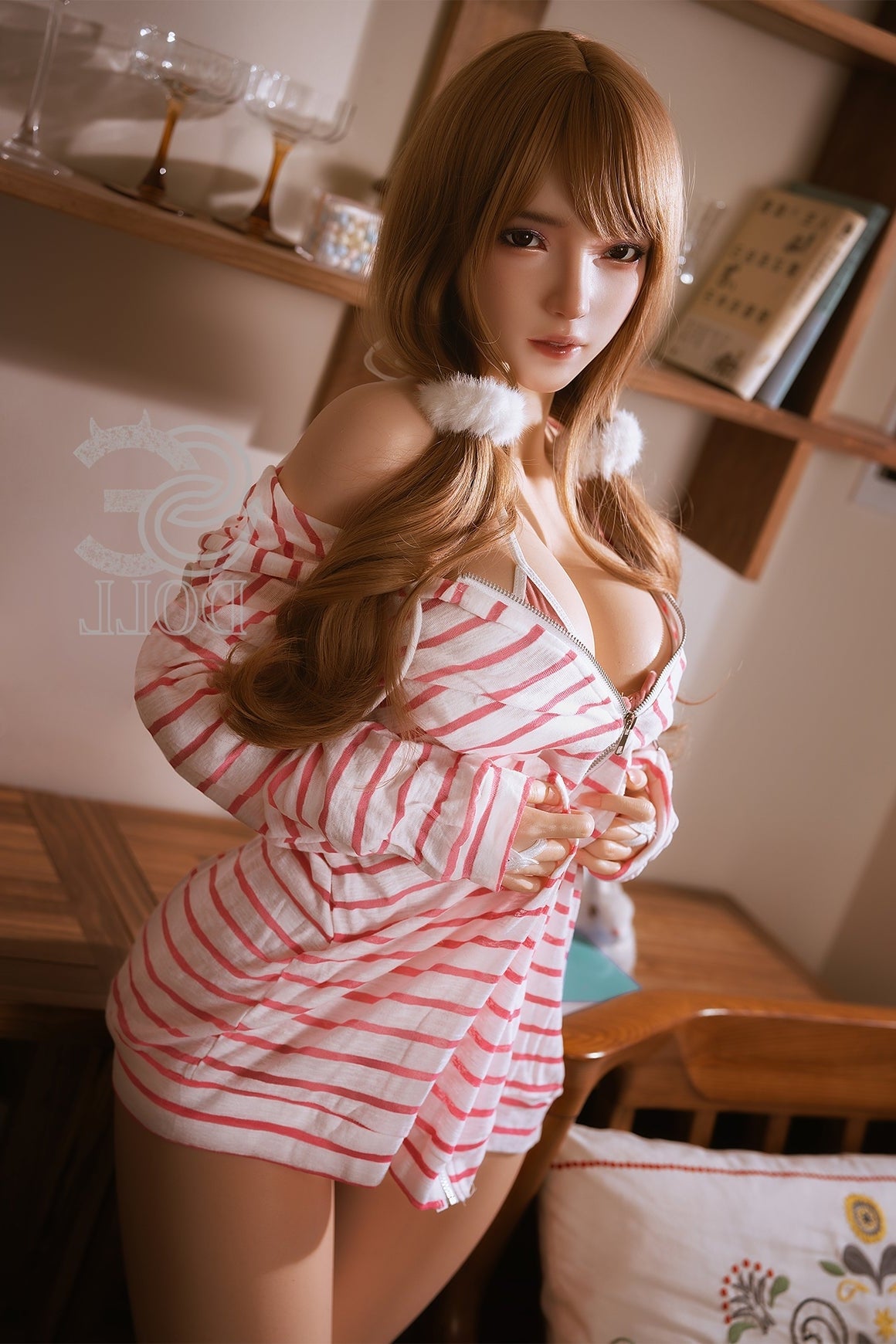 Us In Stock 161cm 5ft3 E Cup Full Silicone Sex Doll Ses019 Head 130sc Bridget B - E-cup Torso