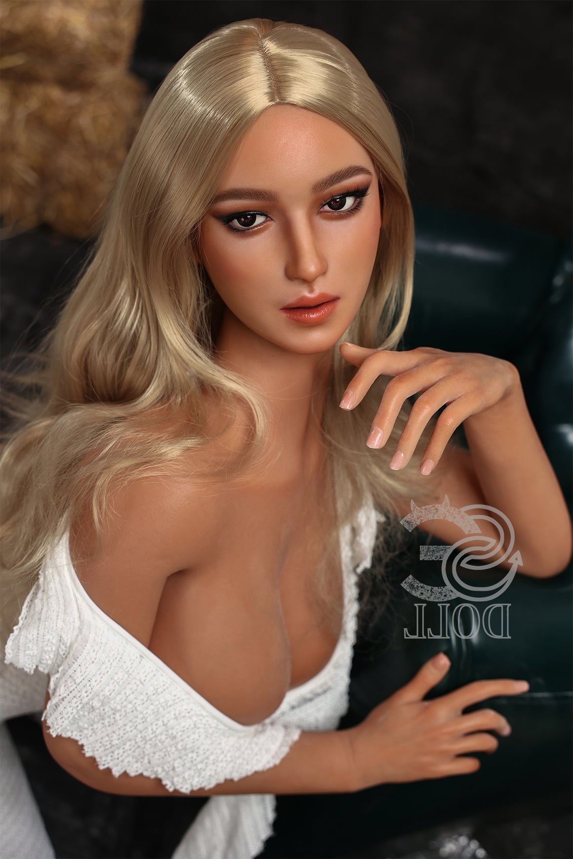 T157cm/5ft2 I-cup Real Skin Texture Silicone Sex Doll SES045 Head #135 Torso