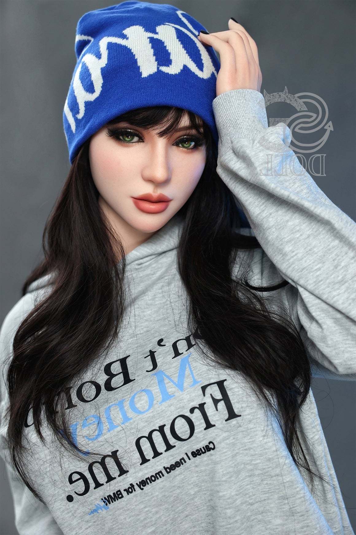 T167cm/5ft6 F-cup Real Skin Texture Silicone Sex Doll SES048 Head#136S Torso