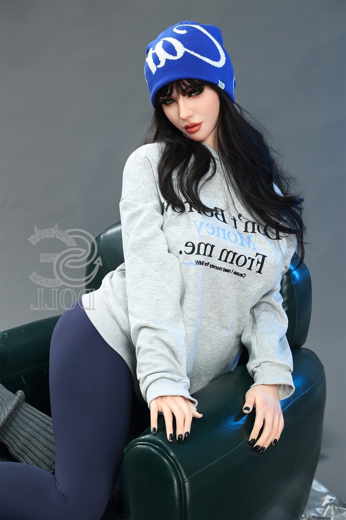 T167cm/5ft6 F-cup Real Skin Texture Silicone Sex Doll SES048 Head#136S Torso