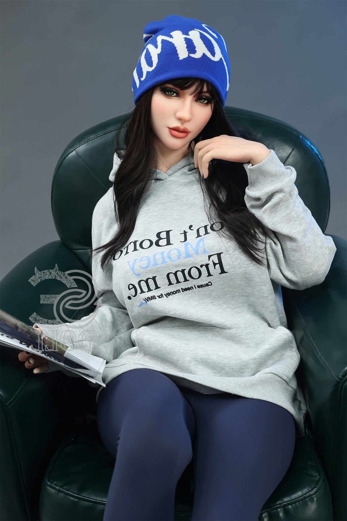 T167cm/5ft6 F-cup Real Skin Texture Silicone Sex Doll SES048 Head#136S Torso