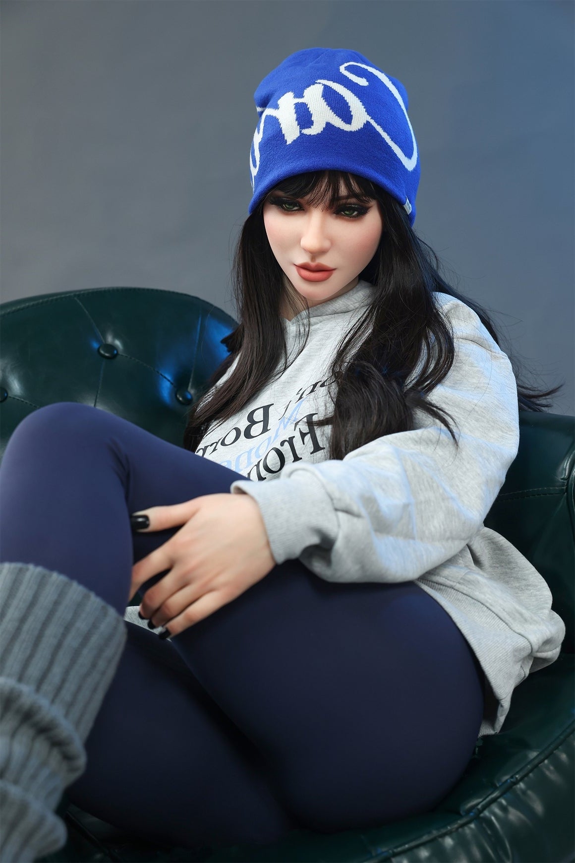 T167cm/5ft6 F-cup Real Skin Texture Silicone Sex Doll SES048 Head#136S Torso