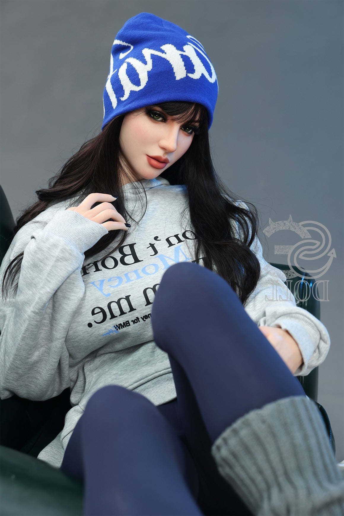 T167cm/5ft6 F-cup Real Skin Texture Silicone Sex Doll SES048 Head#136S Torso