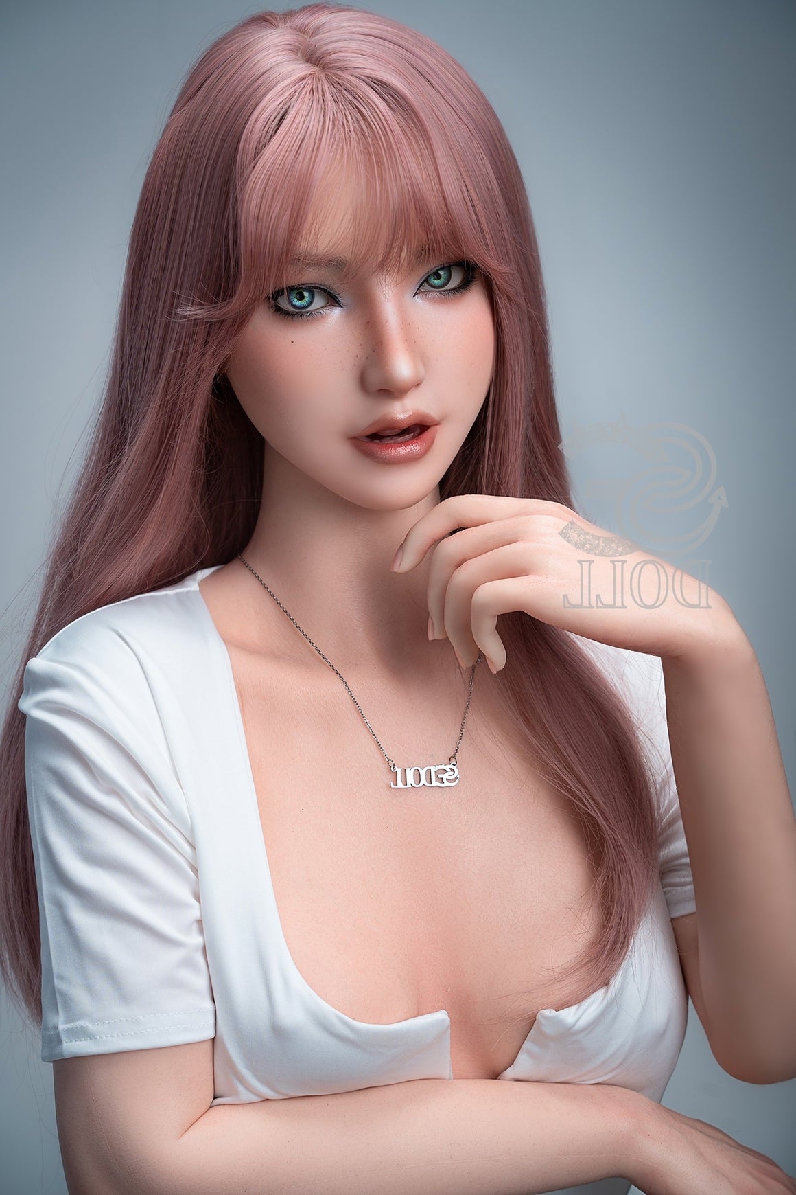 T160cm/5ft3 C-cup Real Skin Texture Silicone Sex Doll SES054 Head#130S Torso