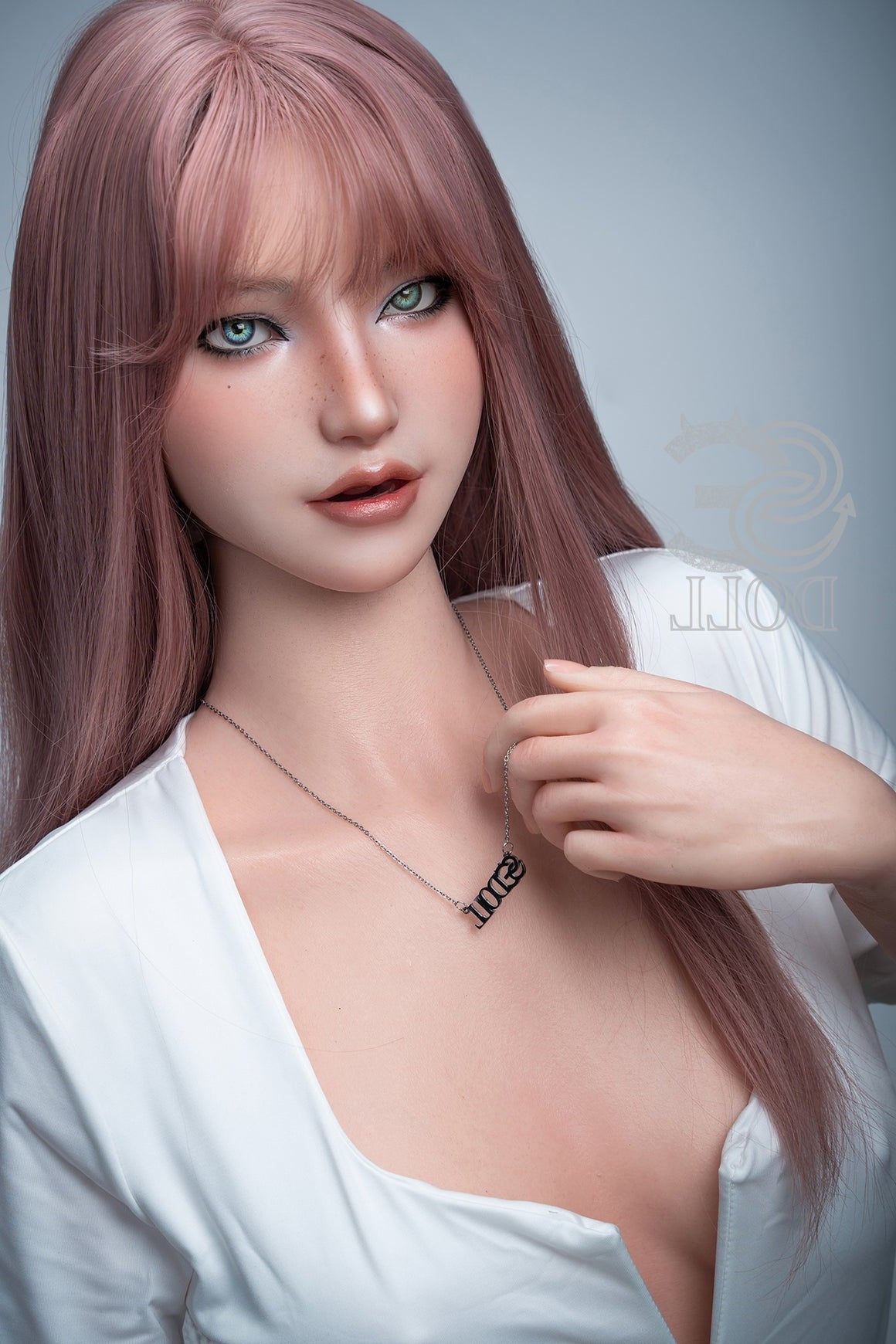 T160cm/5ft3 C-cup Real Skin Texture Silicone Sex Doll SES054 Head#130S Torso