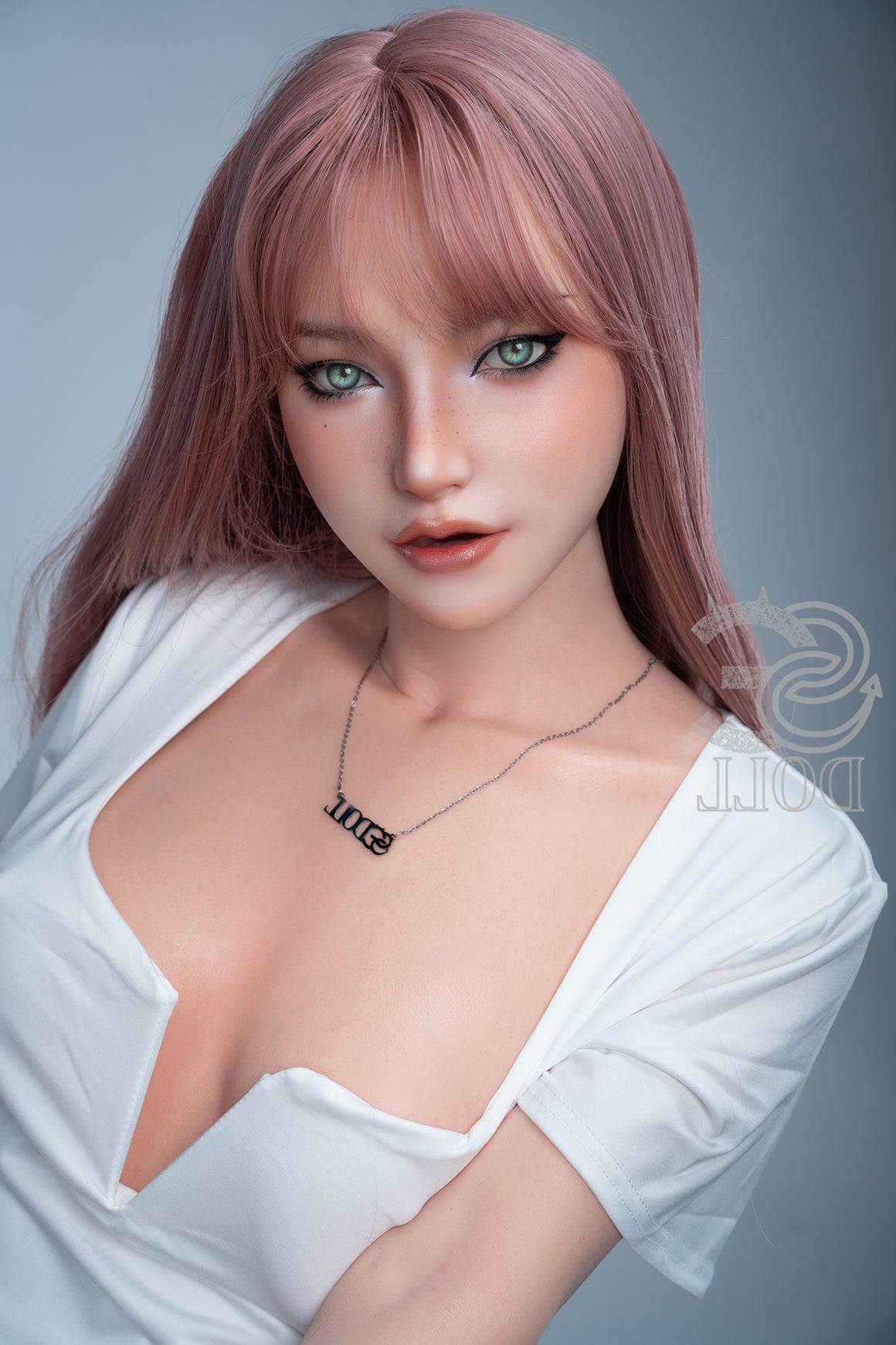 T160cm/5ft3 C-cup Real Skin Texture Silicone Sex Doll SES054 Head#130S Torso
