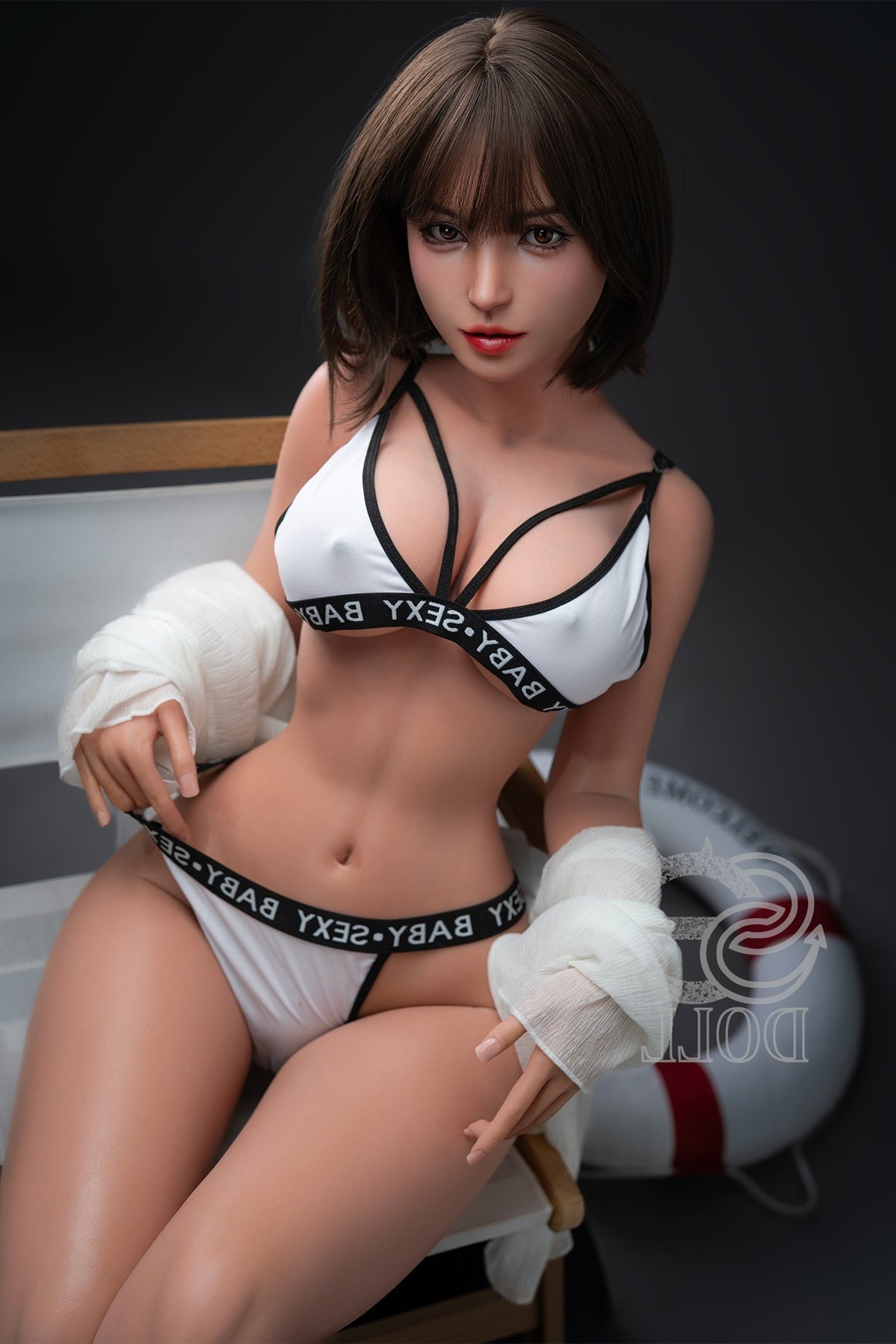 161cm/5ft3 E-cup Full Silicone Sex Doll SES060 Head#121SC - Winola.F