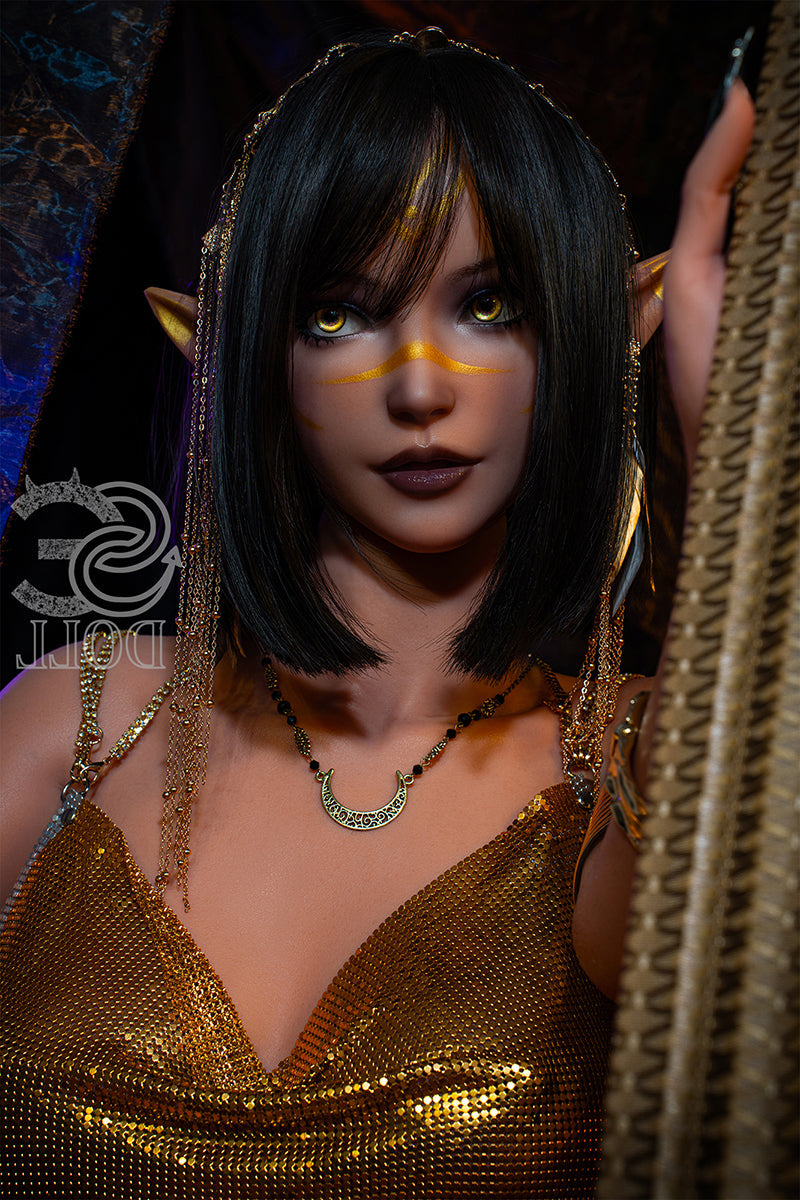 Eu In Stock 160cm 5ft2 C Cup Full Silicone Sex Doll Ses062 Head Se 22so Aryana B - C-cup Torso