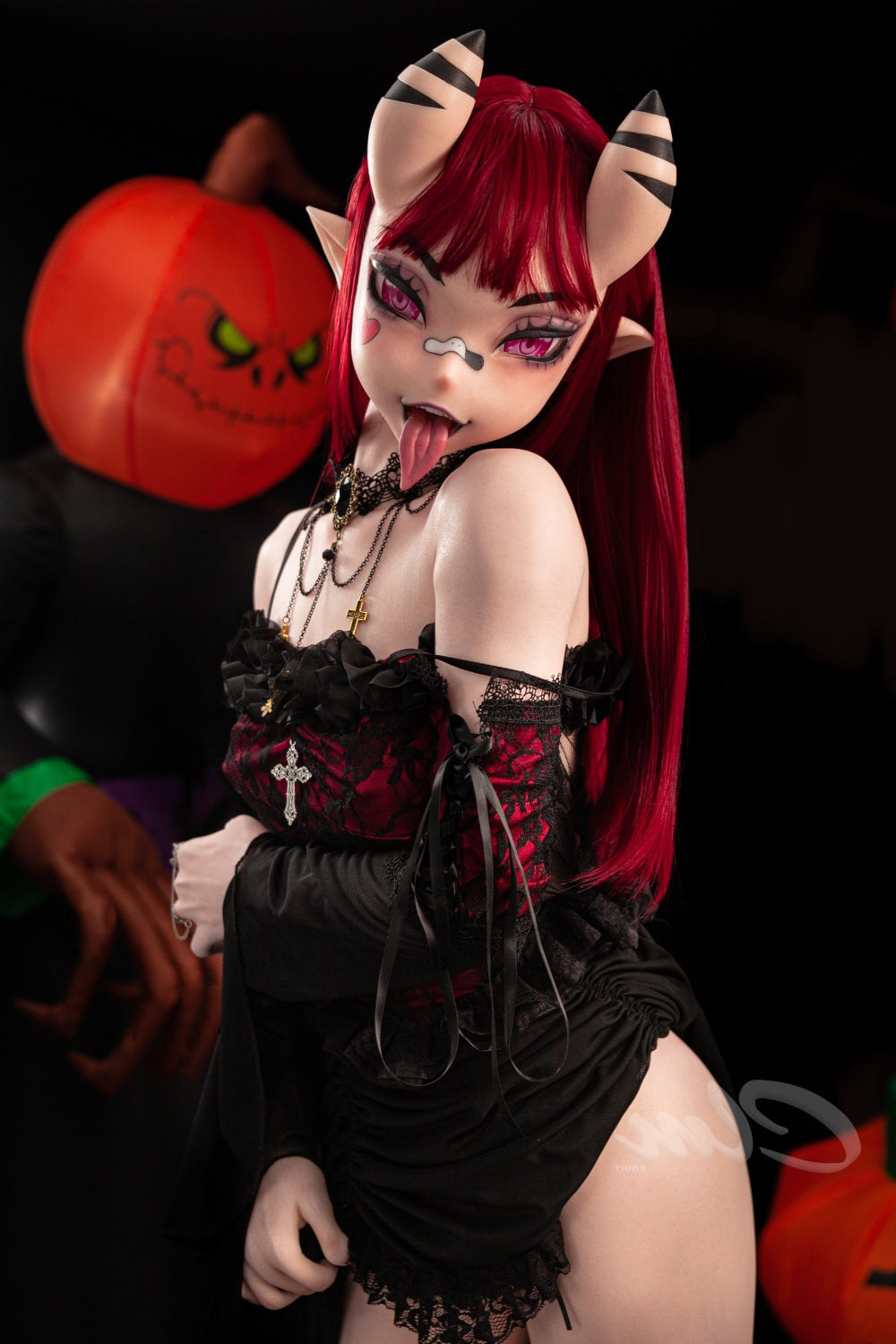 ❤️CLM Ultra❤️ 157cm/5ft2 Halloween Style Silicone Sex Doll SiQ157cm - Torso Climax