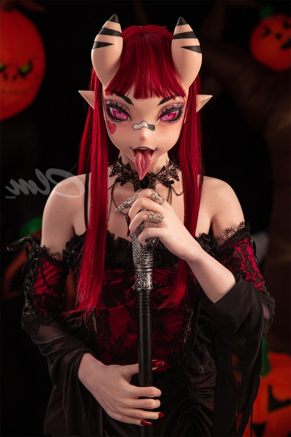 ❤️CLM Ultra❤️ 157cm/5ft2 Halloween Style Silicone Sex Doll SiQ157cm - Torso Climax