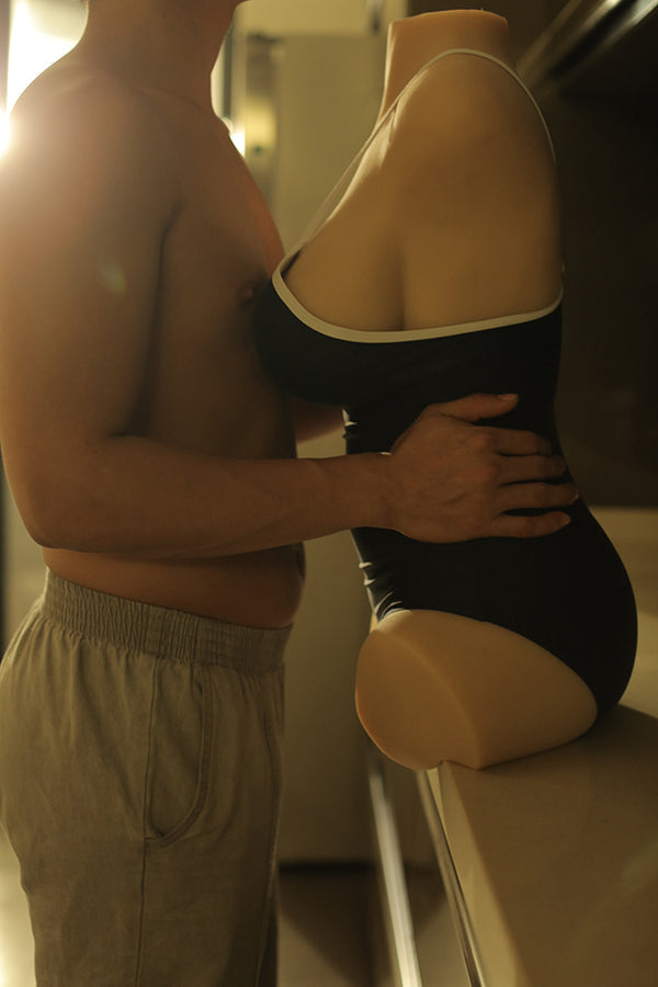 🔹CLM Classic🔹 Planar Thigh TPE Torso Sex Doll - F-cup Climax