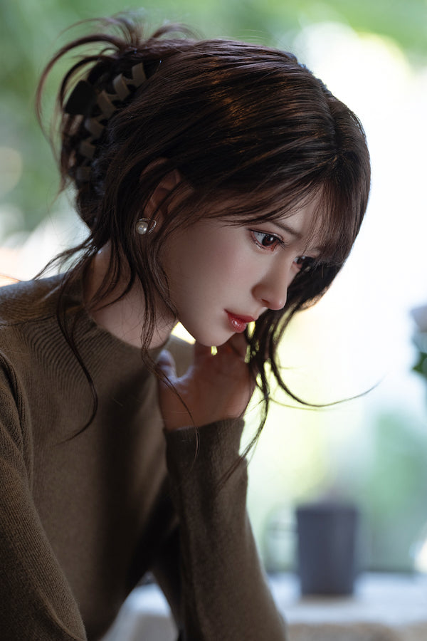 168cm/5ft6 F-Cup Silicone Head Sex Doll - Una TOP-CYDOLL