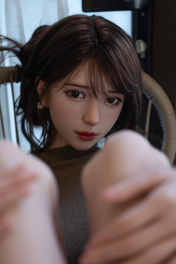 168cm/5ft6 F-Cup Silicone Head Sex Doll - Una TOP-CYDOLL