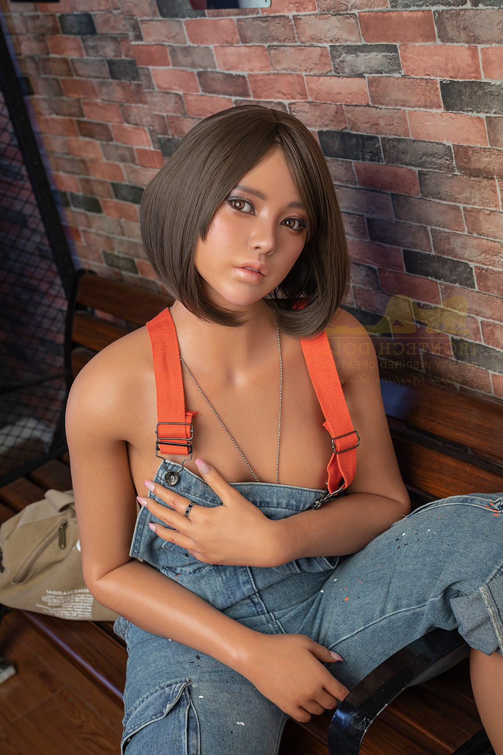 Us In Stock 162cm 5ft4 A Cup Small Tits Silicone Love Doll With S40 Head Eileen - A-cup Torso Irontech