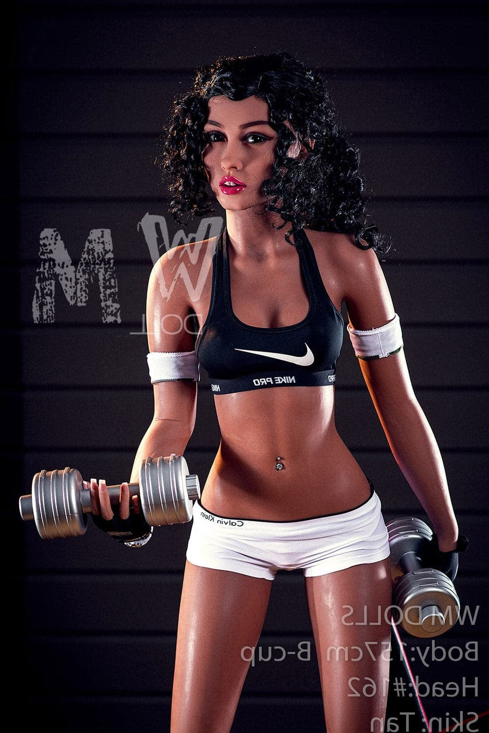 US In Stock-157cm/5ft2 B-Cup Super Real Athletic TPE Sex Doll with #16 Torso WM