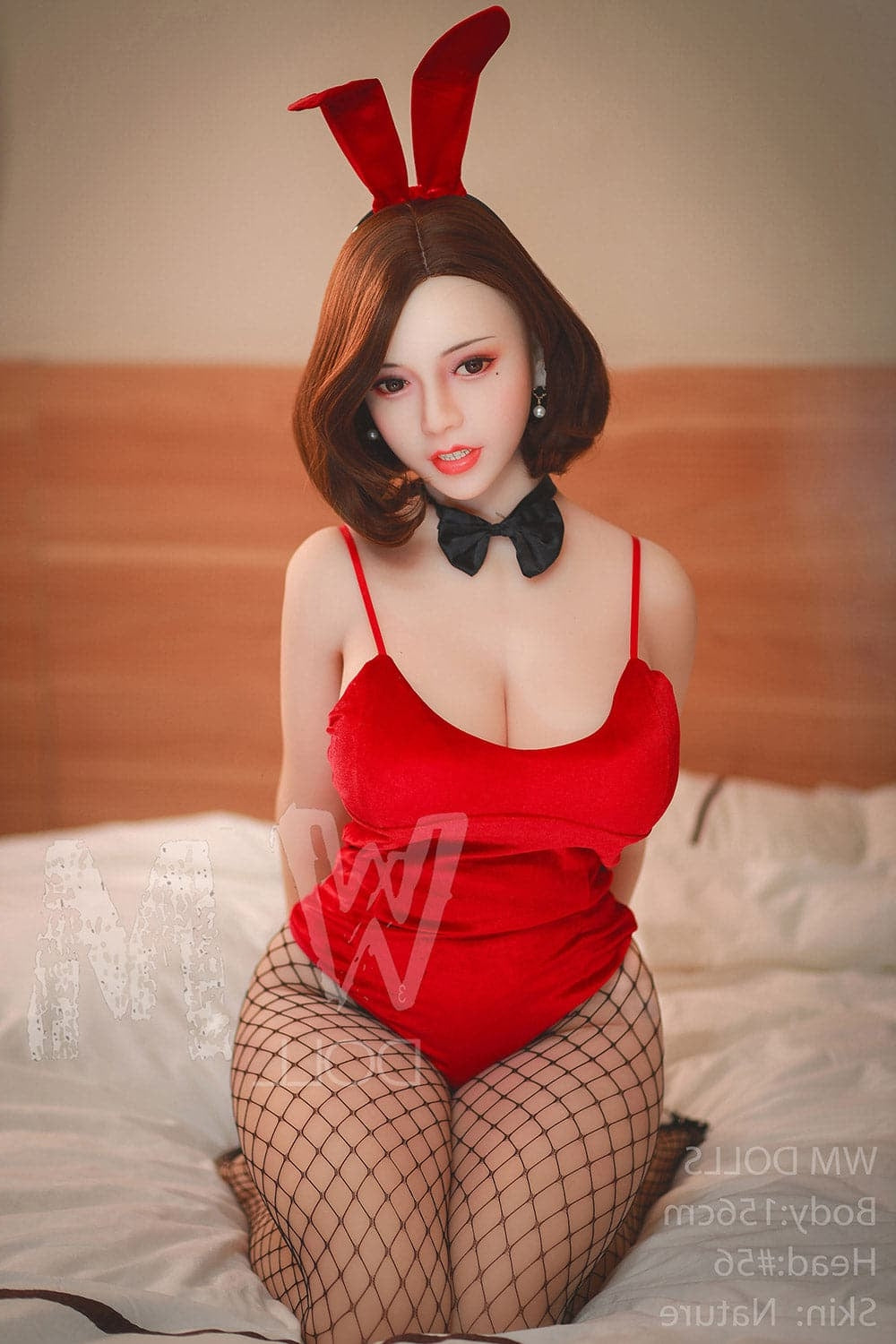 US In Stock-156cm/5ft1 H-Cup Asian Lifelike Fixed Vagina STPE Sex Doll Torso WM