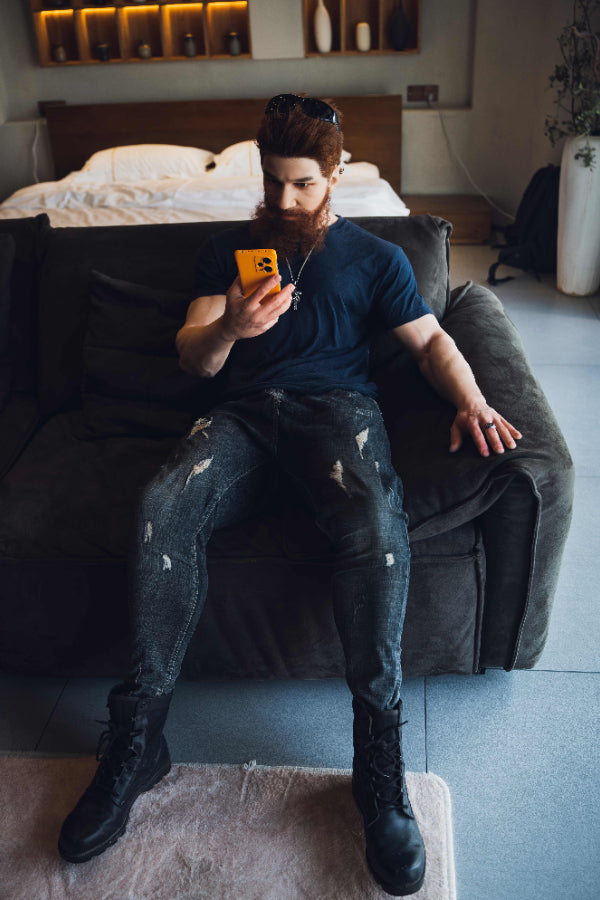 180cm/5ft10 Realistic Male Silicone Sex Doll - Draven Realing