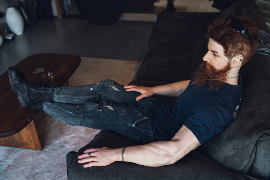 180cm/5ft10 Realistic Male Silicone Sex Doll - Draven Realing