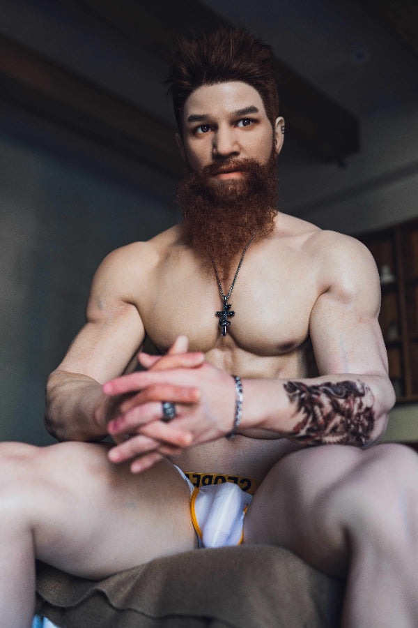 180cm/5ft10 Realistic Male Silicone Sex Doll - Draven Realing