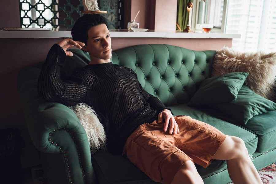 175cm/5ft9 Silicone Head Male Sex Doll - Robin Realing