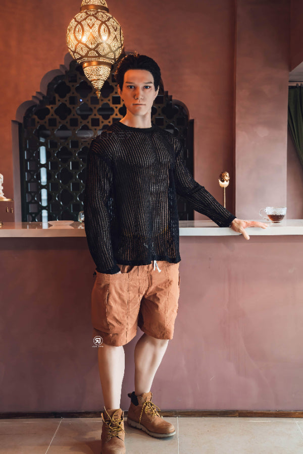 175cm/5ft9 Silicone Head Male Sex Doll - Robin Realing