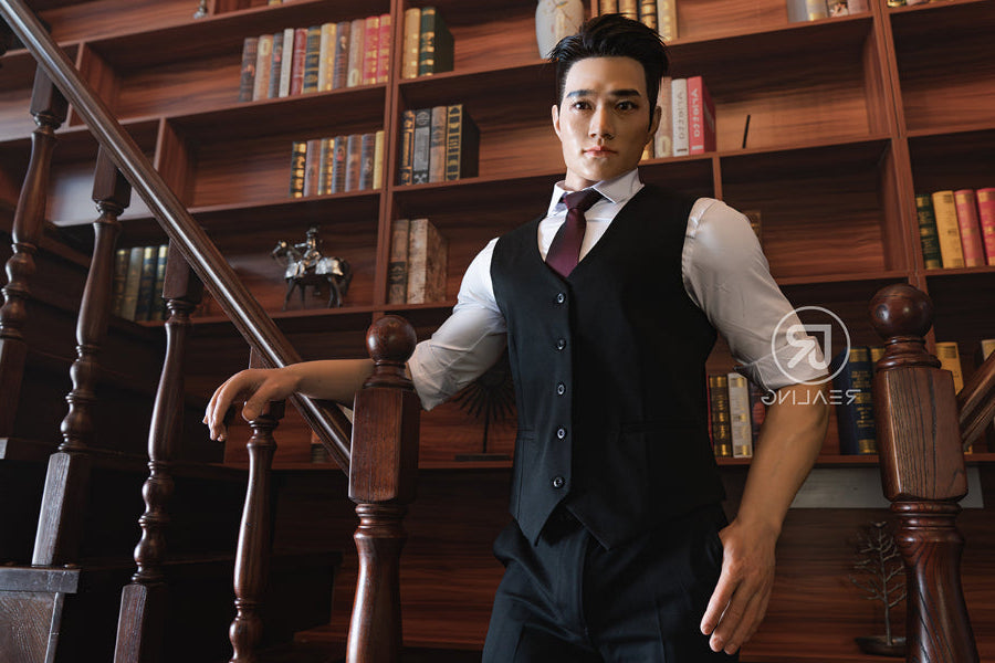 180cm/5ft10 Realistic Male Silicone Sex Doll - Bernardo Realing