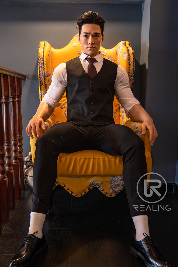 180cm/5ft10 Realistic Male Silicone Sex Doll - Bernardo Realing