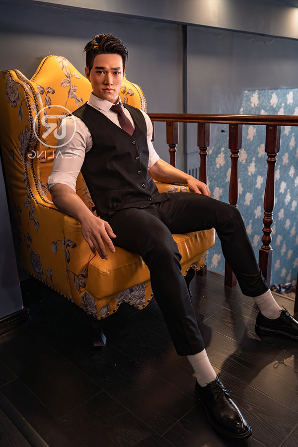 180cm/5ft10 Realistic Male Silicone Sex Doll - Bernardo Realing