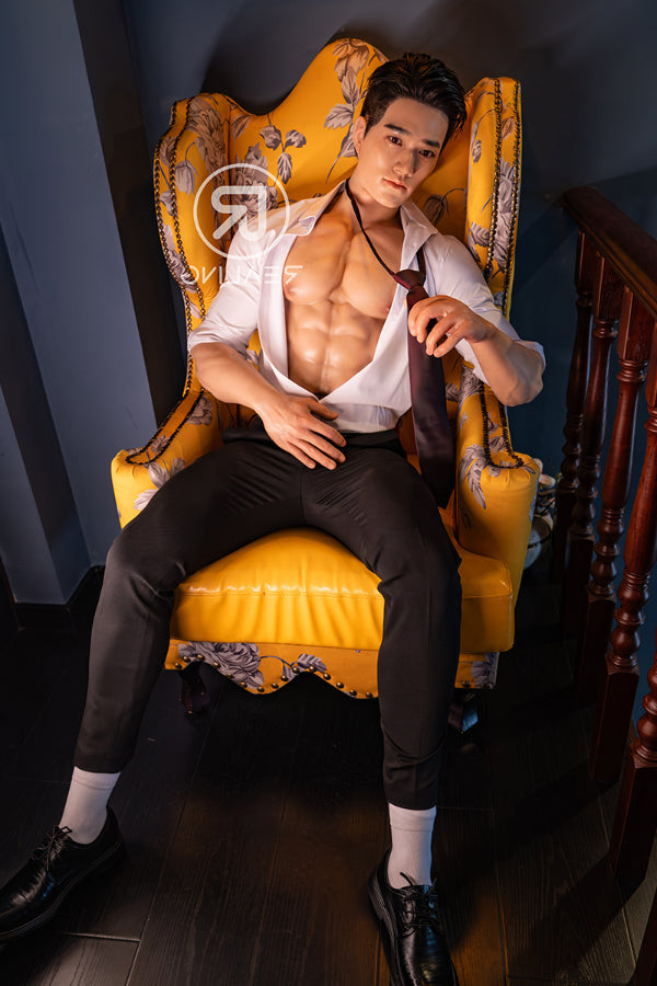 180cm/5ft10 Realistic Male Silicone Sex Doll - Bernardo Realing