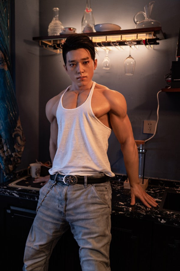 180cm/5ft10 Realistic Male Silicone Sex Doll - Hogan Realing