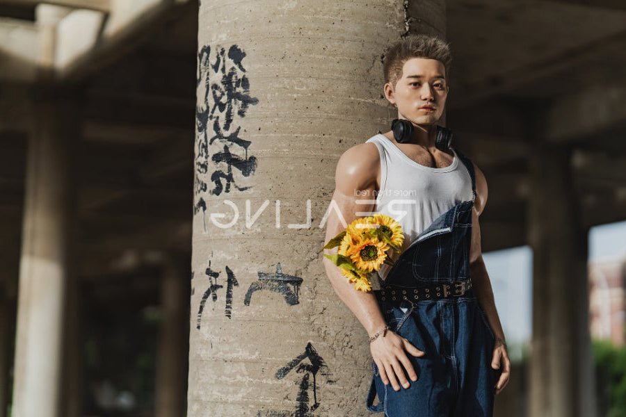 180cm/5ft10 Realistic Male Silicone Sex Doll - Zane Realing