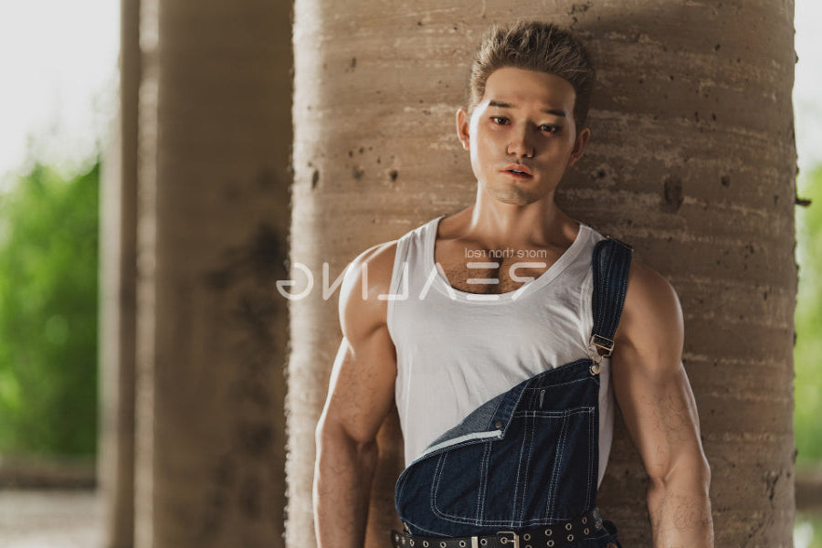 180cm/5ft10 Realistic Male Silicone Sex Doll - Zane Realing