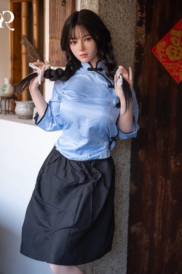 167cm/5ft6 D-Cup Silicone Head Asian Sex Doll - Wan Song TOP-CYDOLL