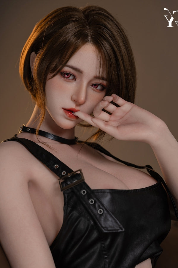 168cm/5ft6 F-Cup Silicone Head Sex Doll - Wan Short Hair TOP-CYDOLL