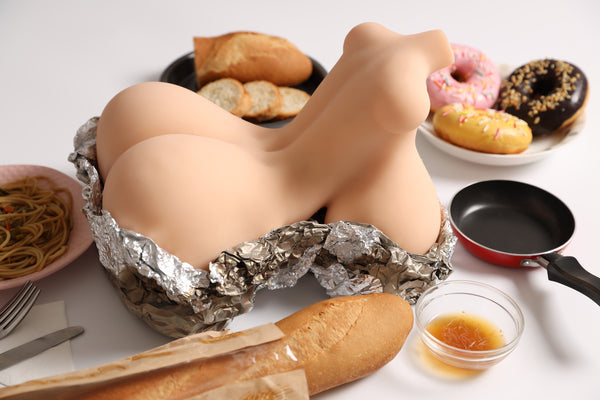 🔹CLM Classic🔹35cm/1ft2 X Mini Cinnamon TPE Torso Sex Toys - Climax Doll