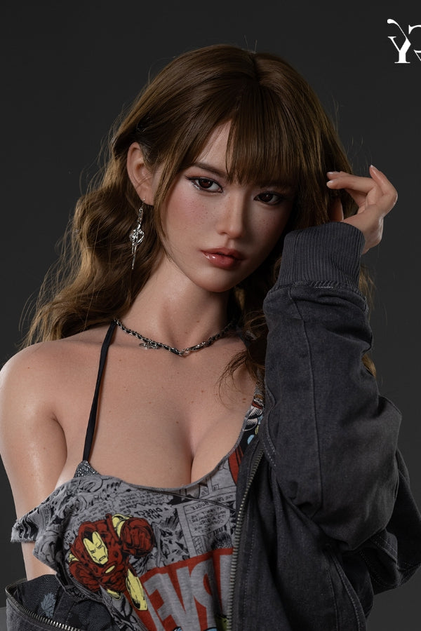 168cm/5ft6 F-Cup Silicone Head Sex Doll - Yuki TOP-CYDOLL