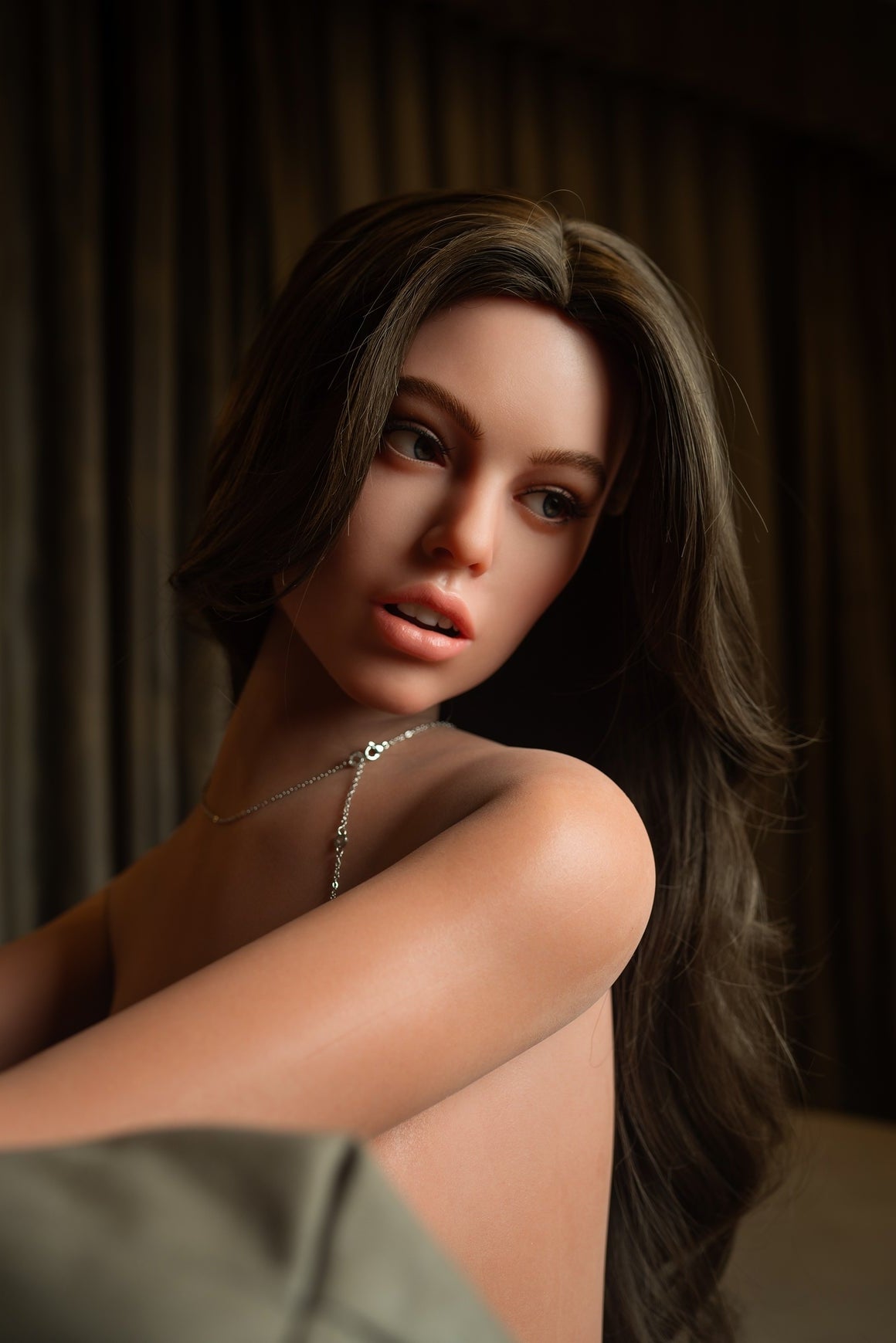 Best Value Torso Sex Doll Us In Stock 91cm 2 12 E Cup Full Silicone Tan Skin Head Zxe201_5 - Zelex