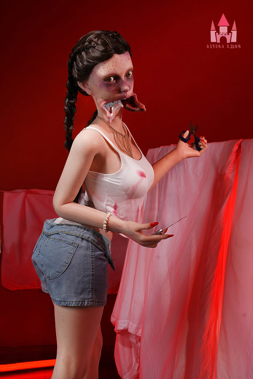 158cm/5ft2 D-cup Resident Evil Monster AIO Silicone Sex Doll - #Z1 Dolls Castle