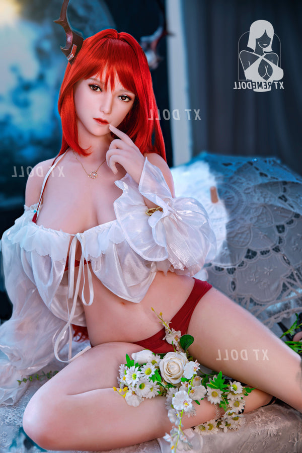 160cm/5ft3 G-cup Cosplay Full Silicone Sex Doll - Ruby XT