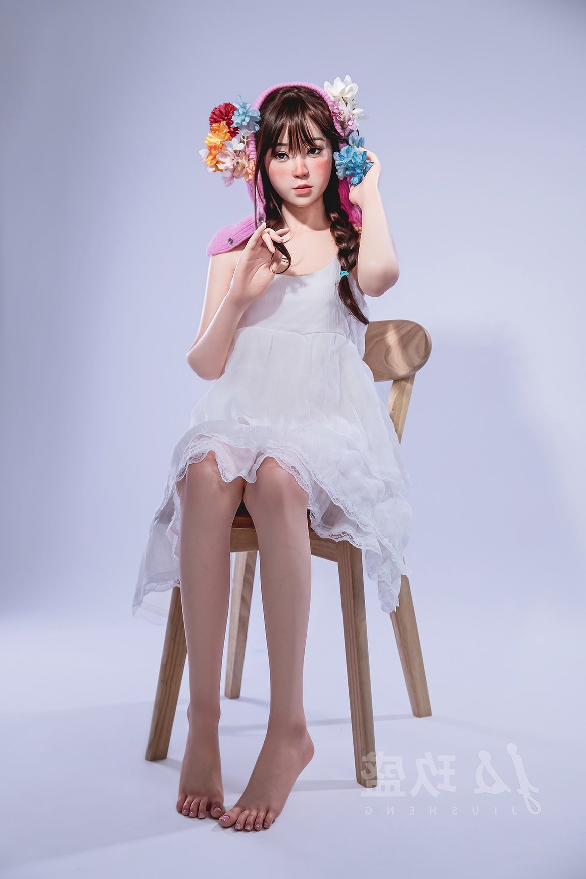 150cm/4ft11 B-Cup Silicone Sex Doll #56 - Enya Jiusheng