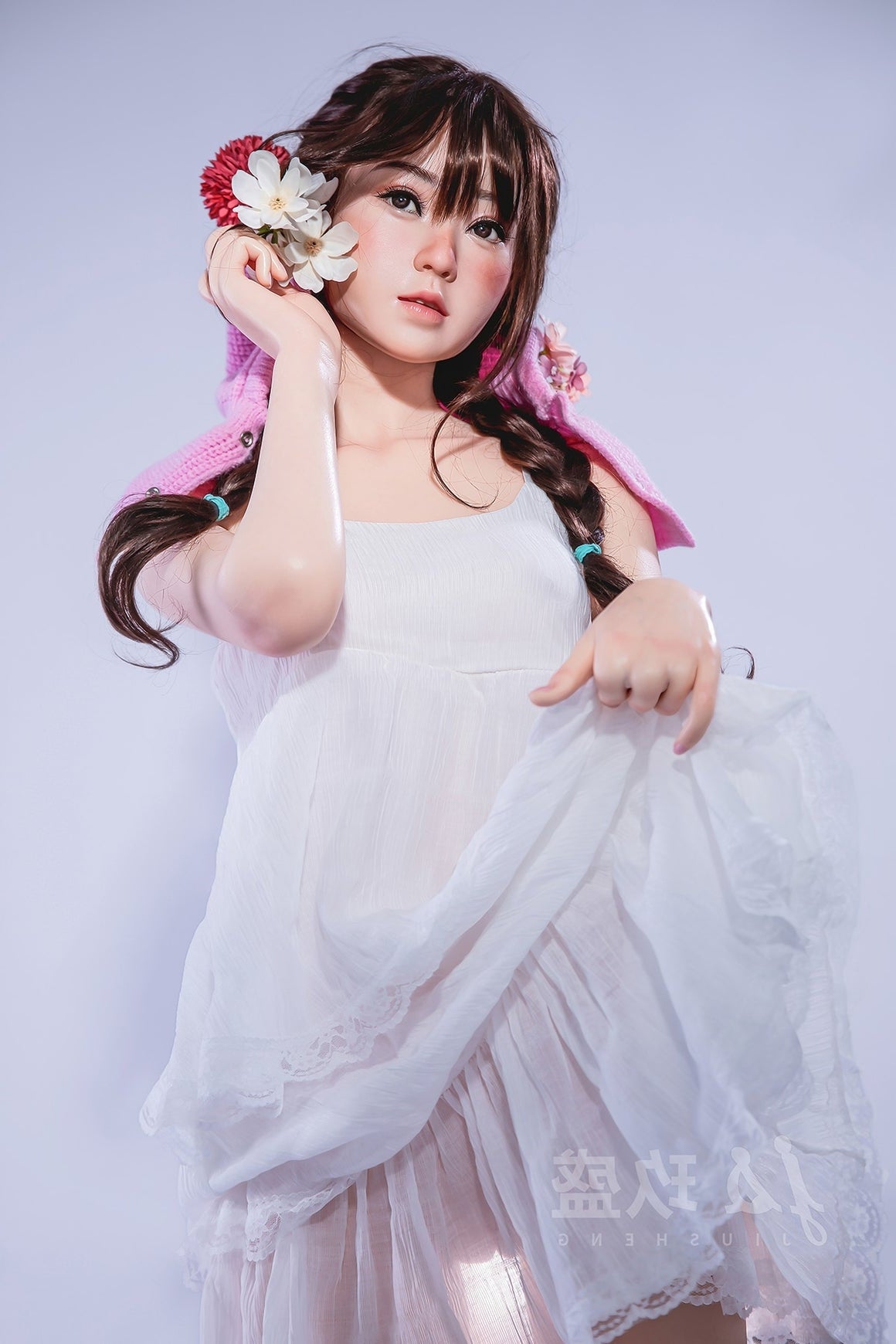 150cm/4ft11 B-Cup Silicone Sex Doll #56 - Enya Jiusheng