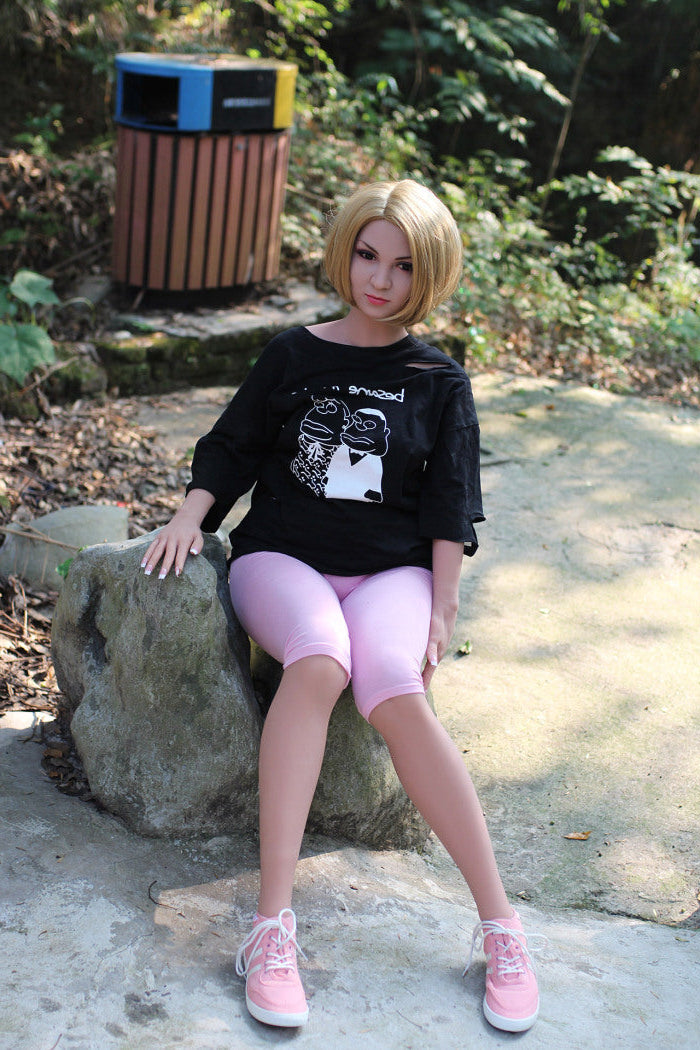 158cm/5ft2 B-cup Short hair Pregnant TPE Sex Doll –69#3 WM