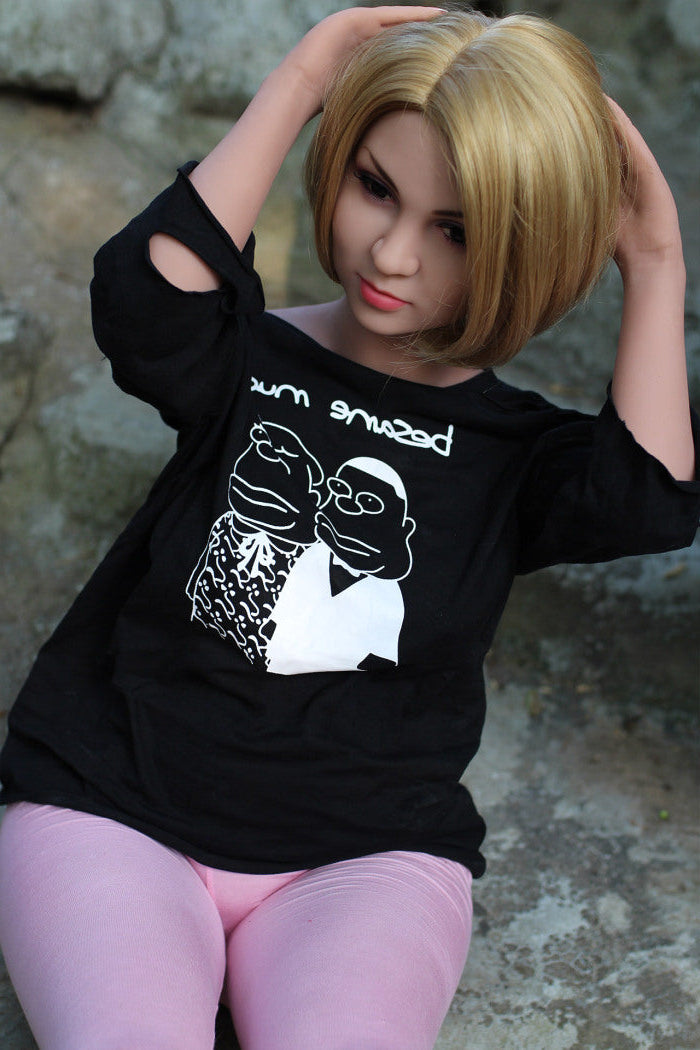 158cm/5ft2 B-cup Short hair Pregnant TPE Sex Doll –69#3 WM